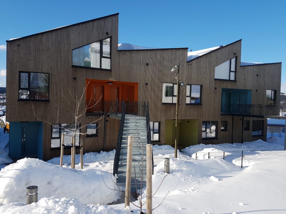 Ulsholtveien 31 på Furuset vant prisen for Årets Trebyggeri 2017