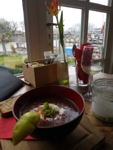 Enjoy delicous organic food from Ceuvel floating garden!