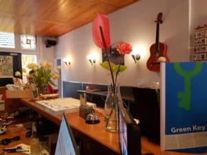 Hotel La Boheme has Green Key Gold. Perfectly located and clean sweet rooms.