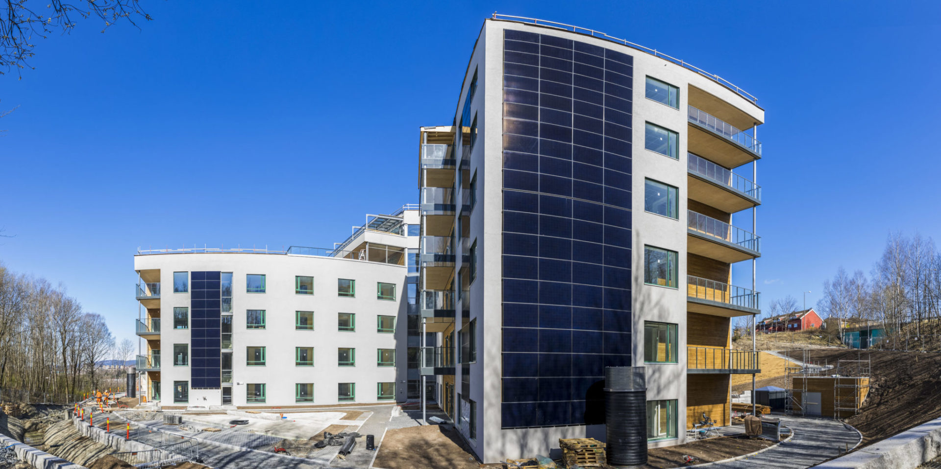 Lindeberg sykehjem i Oslo er breeam excellent sertifisert og valgte glasopor som fyllingsmateriale for å oppnå miljømålene