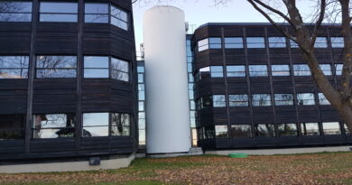 Power House Kjørbo, a renovated office building near Oslo designed by Snøhetta, is a Futurebuilt project with BREEAM Excellent ratin.