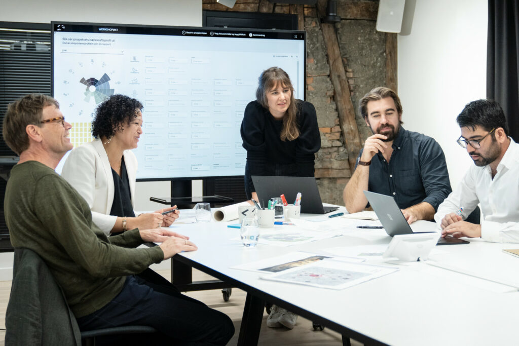 LINK Arkitektur workshop for bærekraft kompasset