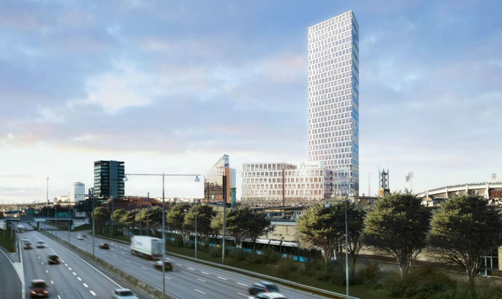 City Gate Gøteborg LEED og WELL sertifisert. Purmo thermopanel