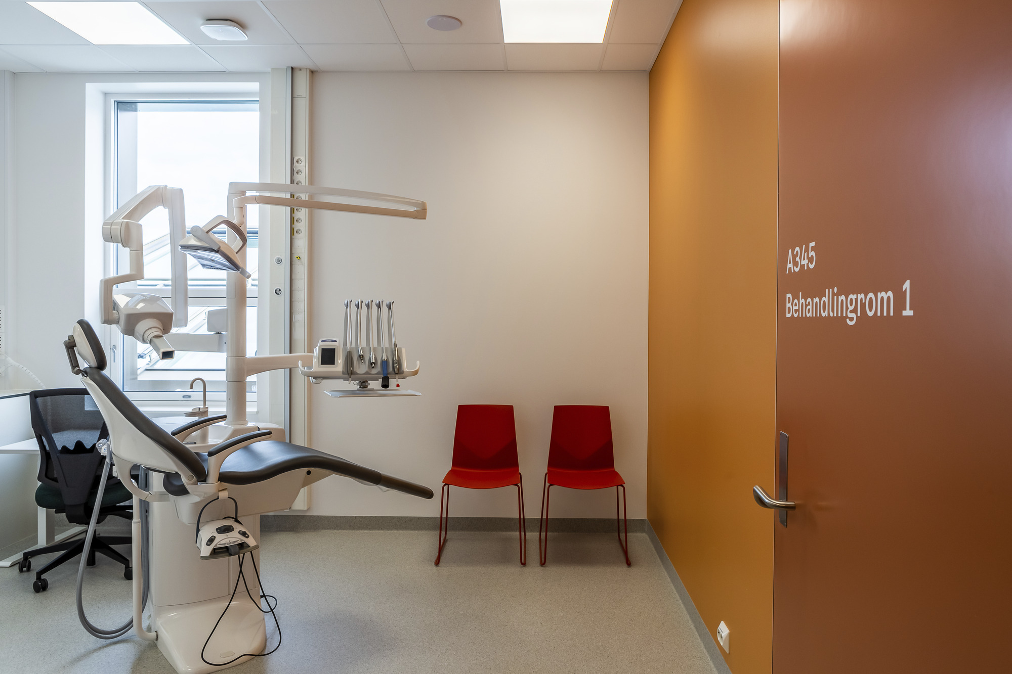 Behandlingsrom ny legevakt Oslo. Fotograf: Tove Lauluten
