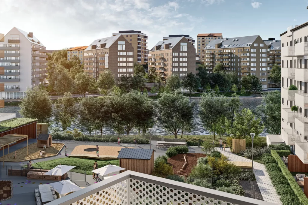 JM Strandkanten Pråmen, Stockholm Sweden