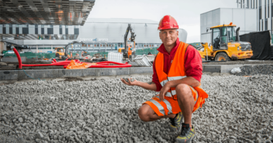 Glasopor leigth weight ground insulation for ground delivered to Breeam Outstanding and Excellent buildings.