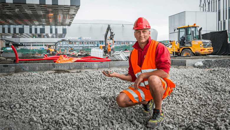 Glasopor leigth weight ground insulation for ground delivered to Breeam Outstanding and Excellent buildings.