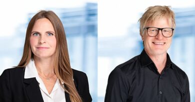 Advokat/partner Live Lindholm og direktør bærekraft Anders Norhè-Wallden i Marstrand.