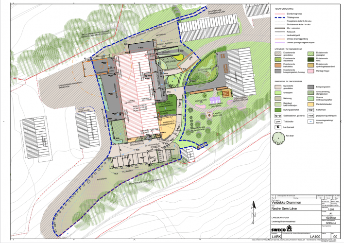 Landskapsplan Nedre Sem Låve. Sweco