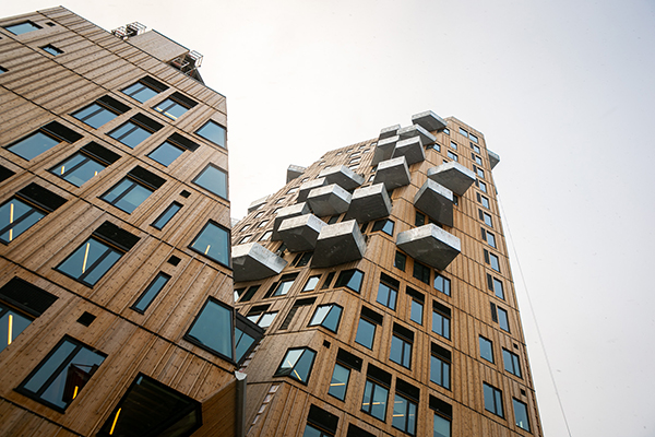 Glasopor. Vertikal Nydalen. Fotograf: Novel Media