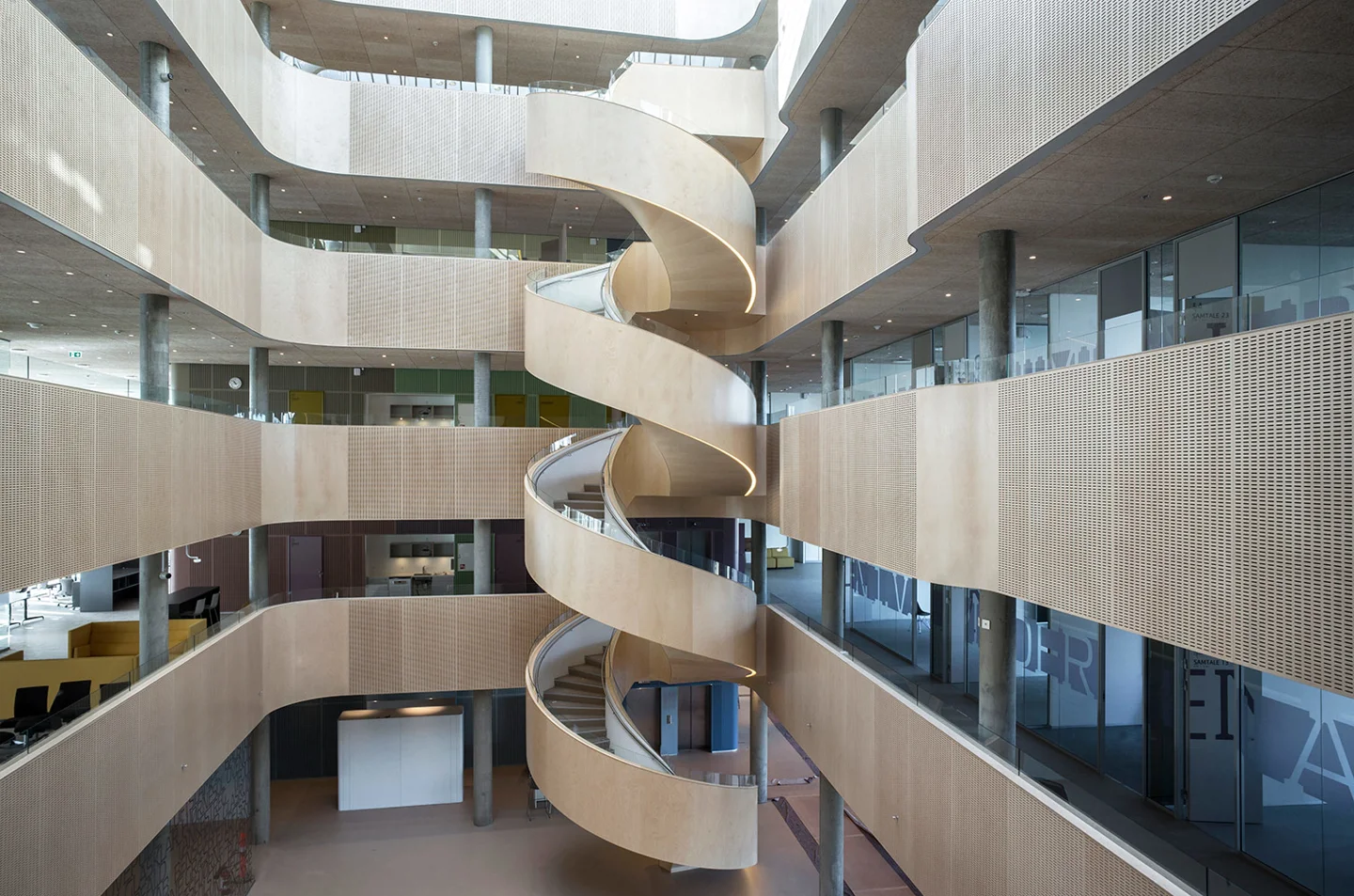 Troltekt GAPS psykriatisygehus Slagelse Danmark. DGNB Gold Certified