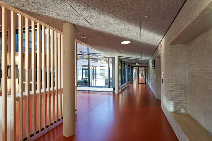 Troldtekt delivery to phsyciratric hospital in Denmark.