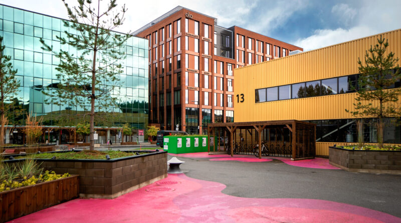 ALO på Sluppen i Trondheim er BREEAM Outstanding og Well sertifisert. HUS Arkitekter. Fotograf: Monica