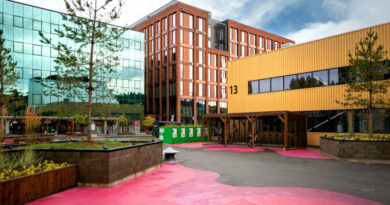 ALO på Sluppen i Trondheim er BREEAM Outstanding og Well sertifisert. HUS Arkitekter. Fotograf: Monica Andreassen Asphaug