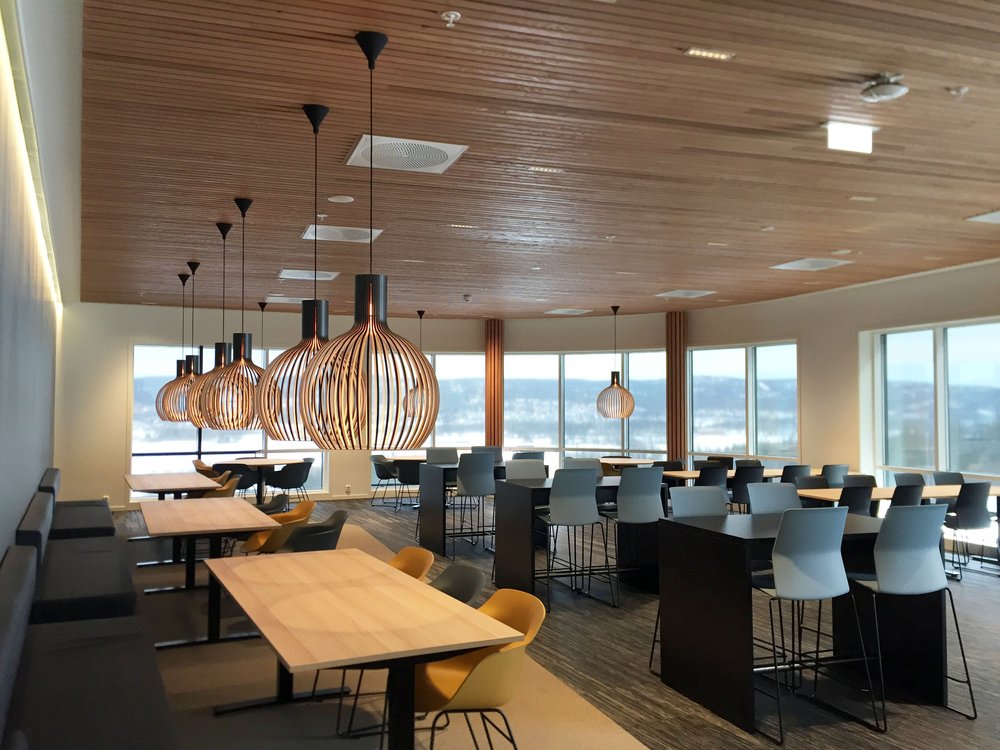 Asko Oslofjord logistikkbygg Breeam Outstanding sertifisert. Arkitektgruppen Drammen.