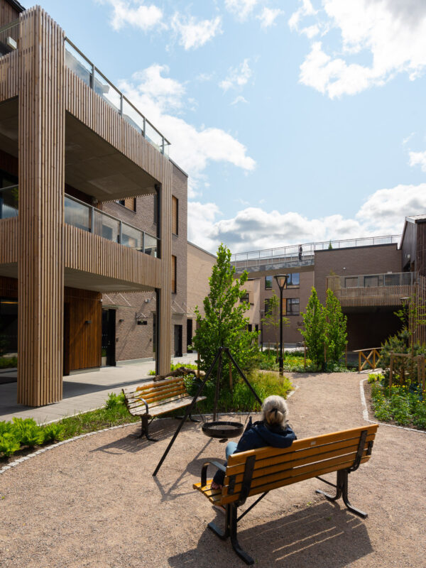 Arkitema architects designed Queen Ingrids Garden - Dronning Ingrids Hage a dementia village which is Breeam Excellent certified