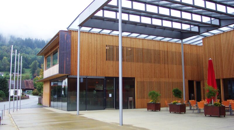 Community Centre In Ludesch, Austria is sustainable built on all three levelse. Chris Butters