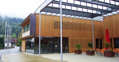 Community Centre In Ludesch, Austria is sustainable built on all three levelse. Chris Butters