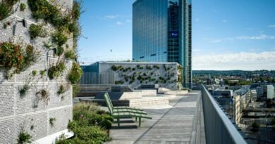 Entra Eiendom Stenersgata  1 med grønne vegger for biologisk mangfold